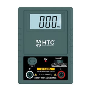 HTC 500V / 2000 MOhms Range Digital Insulation Tester, DIT-90C