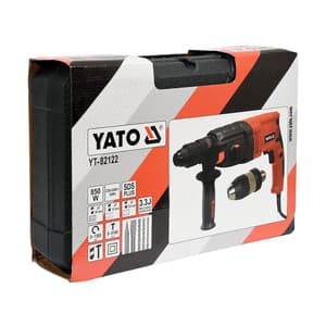Yato 13mm 850W Rotary Hammer with SDS Plus, YT-82122