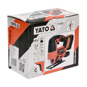 Yato Li-ion 18V / 2.0 Ah Jigsaw With Battery & Charger (Cordless), YT-82822