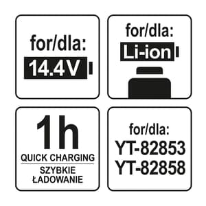 Yato 14.4- 18V Charger, YT-82862