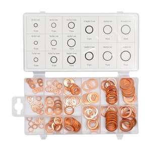 Yato Copper Washers Assortment, (Pack Of  150 Pcs) YT-06871