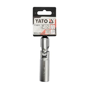 Yato 14 mm Universal Spark Plug Socket (3/8 inch Sq.Drive), YT-38512