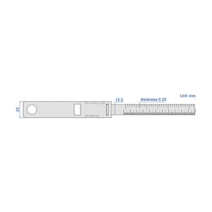 Insize 6600 - 7540 mm Circumference Meter, 7136-7540
