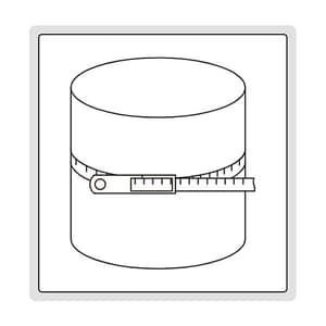 Insize 6600 - 7540 mm Circumference Meter, 7136-7540