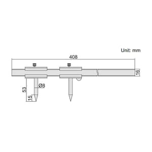 Insize 51 - 300 mm Scriber Caliper, 7203-300A