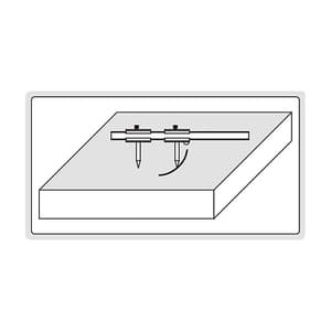 Insize 51 - 300 mm Scriber Caliper, 7203-300A