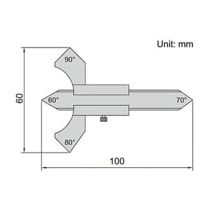 Insize 0 - 8 mm Range Welding Gauge, 4830
