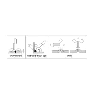 Insize 0 - 8 mm Range Welding Gauge, 4830