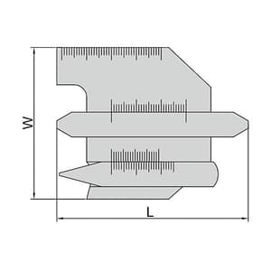 Insize Welding Gage Stainless Steel, 4838-1