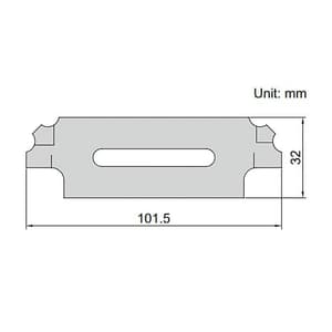 Insize 3mm - 25mm Fillet Welding Gauge, 4836-1