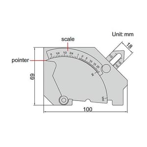 Insize Welding Gauge, 4835-1