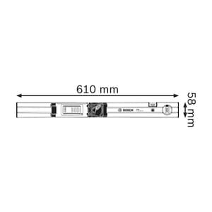 Bosch 60 cm Digital Level Attachment, R60 