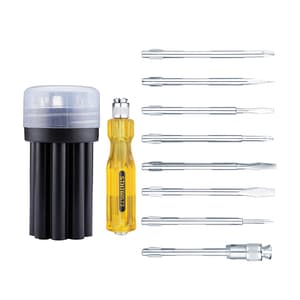 Stanley 8 Pcs Screwdriver Set with Storage Case, STHT60573-8B