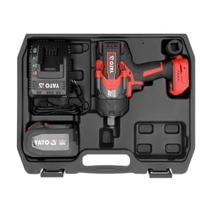 Yato 18V / 6.0 Ah Li-ion Brushless Cordless Impact Wrench, YT-828073