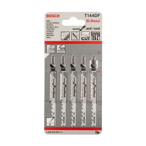Bosch 100 mm Jigsaw Blades Speed for Hard Wood (T 144 DF), 2 608 634 567