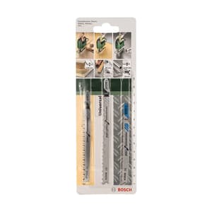 Bosch 3 Pcs Jigsaw Blades For Wood and Metal, 2 609 256 743