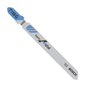 Bosch 92 mm Jigsaw Blades Basic for Metal (T 118 G), 2 608 631 012