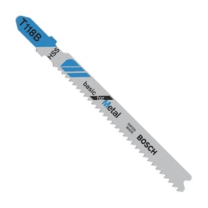 Bosch 92 mm Jigsaw Blades Basic for Metal (T 118 B), 2 608 631 014
