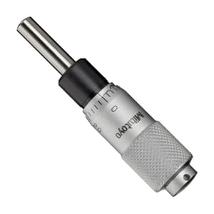 Mitutoyo 0 - 13 mm Fine Spindle Feeding Micrometer Head without Clamp Nut, 148-132-10