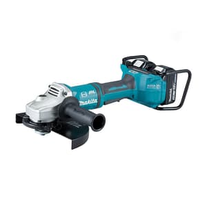 Makita 18V X 2 (36V) LXT BL 230 mm Cordless Angle Grinder with Rapid Charger & 2 Pcs 5.0 Ah Batteries, DGA901PT2