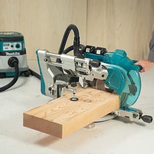 Makita 18V X2 (36V) LXT BL 305 mm (12") Cordless Slide Compound Laser Miter Saw With Rapid Charger & 2 Pcs 5.0Ah Batteries, DLS211PT2