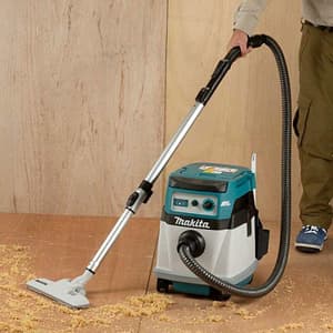 Makita 18V X 2 (36V) LXT BL 15 Ltr Wet & Dry Cordless Vacuum Cleaner (Bare Tool), DVC155LZX3