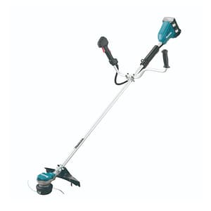 Makita 18V X2 (36V) LXT BL 3-Speed Cordless Bike Handle Grass Trimmer with Rapid Charger & 2 Pcs 5.0Ah Batteries, DUR368APT2