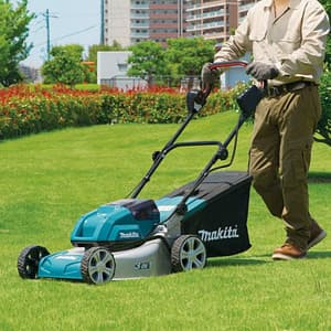 Makita 18V X2 (36V) LXT BL 460 mm 3-in-1 Cordless Lawn Mower (Bare Tool), DLM460Z
