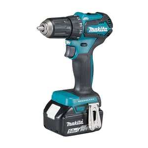 Makita 18V LXT BL 13 mm (1/2") Cordless Drill Driver with Rapid Charger & 1 Pcs 3.0Ah Battery, DDF483RFE