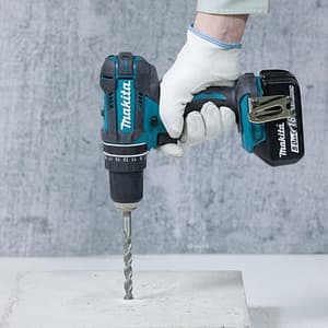 Makita 18V LXT Li-Ion 13 mm (1/2") Cordless Hammer Drill Driver with Rapid Charger & 1 Pcs 3.0Ah Battery, DHP482SFX8