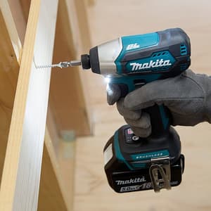 Makita 18V LXT BL 140 Nm Cordless Impact Driver (Assist Mode) with Rapid Charger & 2 Pcs 5.0Ah Batteries, DTD155RTE