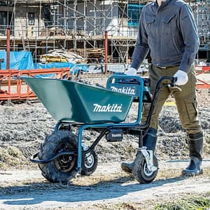 Makita 130 kg Load Capacity 18V LXT BL Battery Powered Wheelbarrow (Bare Tool), DCU180Z