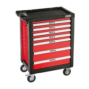 Yato 958 x 766 x 465 mm 7 Drawers Heavy Duty Roller Trolley Tool Cabinet, YT-0903