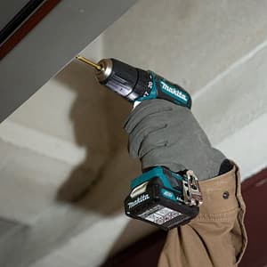 Makita 12V max CXT BL 10 mm (3/8") Cordless Drill Driver with Charger & 2 Pcs 1.5Ah Batteries, DF332DWYE