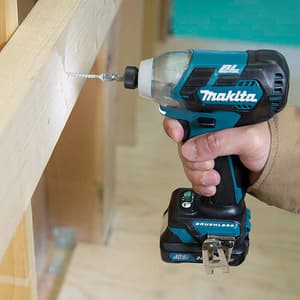 Makita 12V max CXT BL 135 Nm Cordless Impact Driver with A-Mode (Bare Tool), TD111DZ