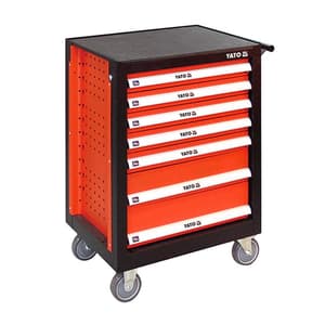Yato 990 x 750 x 450 mm Roller Cabinet 7 Drawers, YT-09140