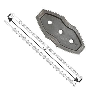 Taparia 1275 mm / 12 inch Chain With Link For Chain Pipe Wrenches, CPW 12 C
