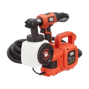 Black+Decker 1.2 Ltr / 450W Floor-Based Spray System With Paint Flow Indicator, HVLP400-B1