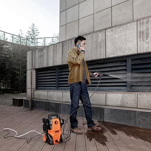Black+Decker 1500W 120 Bar, 5.3 L/min Brushless High Pressure Washer (IPX5 Motor Protection), BEPWB1740-IN
