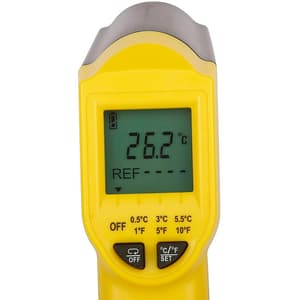 Stanley High Accuracy Industrial Digital Infrared Thermometer With 38°C to 520°C Temperature Range & IP 20 for dust protection, STHT0-77365