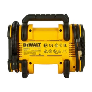 Dewalt 18V 160PSI AC/DC Multipurpose Cordless Tyre Inflator with Digital Guage Autocut Off System & 2 Operating Modes For Car & Home, DCC018N-XJ