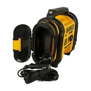 Dewalt 18V 160PSI AC/DC Multipurpose Cordless Tyre Inflator with Digital Guage Autocut Off System & 2 Operating Modes For Car & Home, DCC018N-XJ