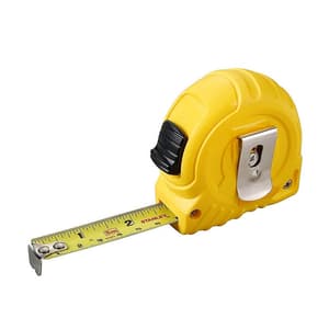 Stanley 5Mtr x 19mm Width Plastic Short Measuring Tape, STHT36127-812