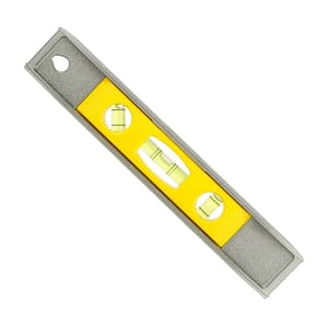 Stanley 9 inch Magnetic Contractor Grade Aluminum Torpedo Level, STHT42465-812