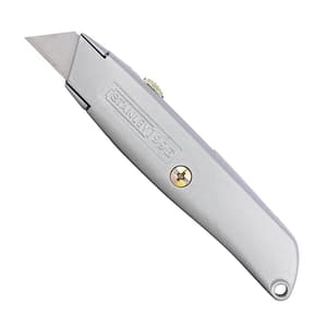 Stanley 18.5 mm Retractable Utility Knife with 3 Heavy-Duty Blades (Classic 99), 10-099