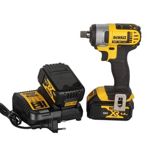 Dewalt 18V / 13mm XR Li ion Cordless Impact Driver with 2x4.0 Batteries Included, DCF880M2-QW
