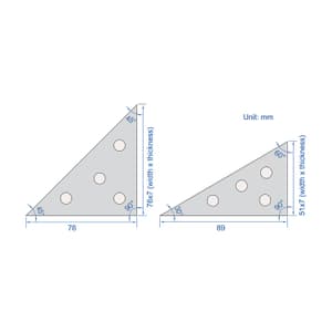 Insize 2 Pcs Angle Block Set, 6540-1