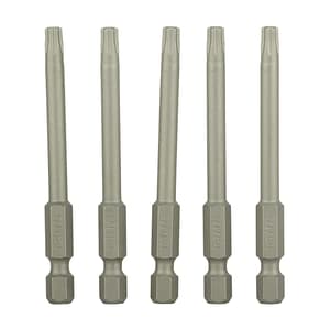 Dewalt T25 x 70 mm Length Torx High Quality Screwdriving Bits (Pack of 5 Pcs), DT7293-QZ