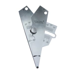 Kristeel 25° - 65° Bevel Angle / 70° - 110° Cross Weld Angle Gauge, WAG