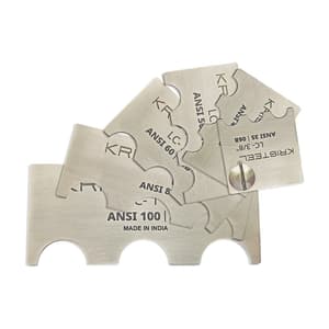 Kristeel 12.7 - 38.1 mm / 1/2 inch Chain Pitch Gauge (6 Blades), CPG/5061